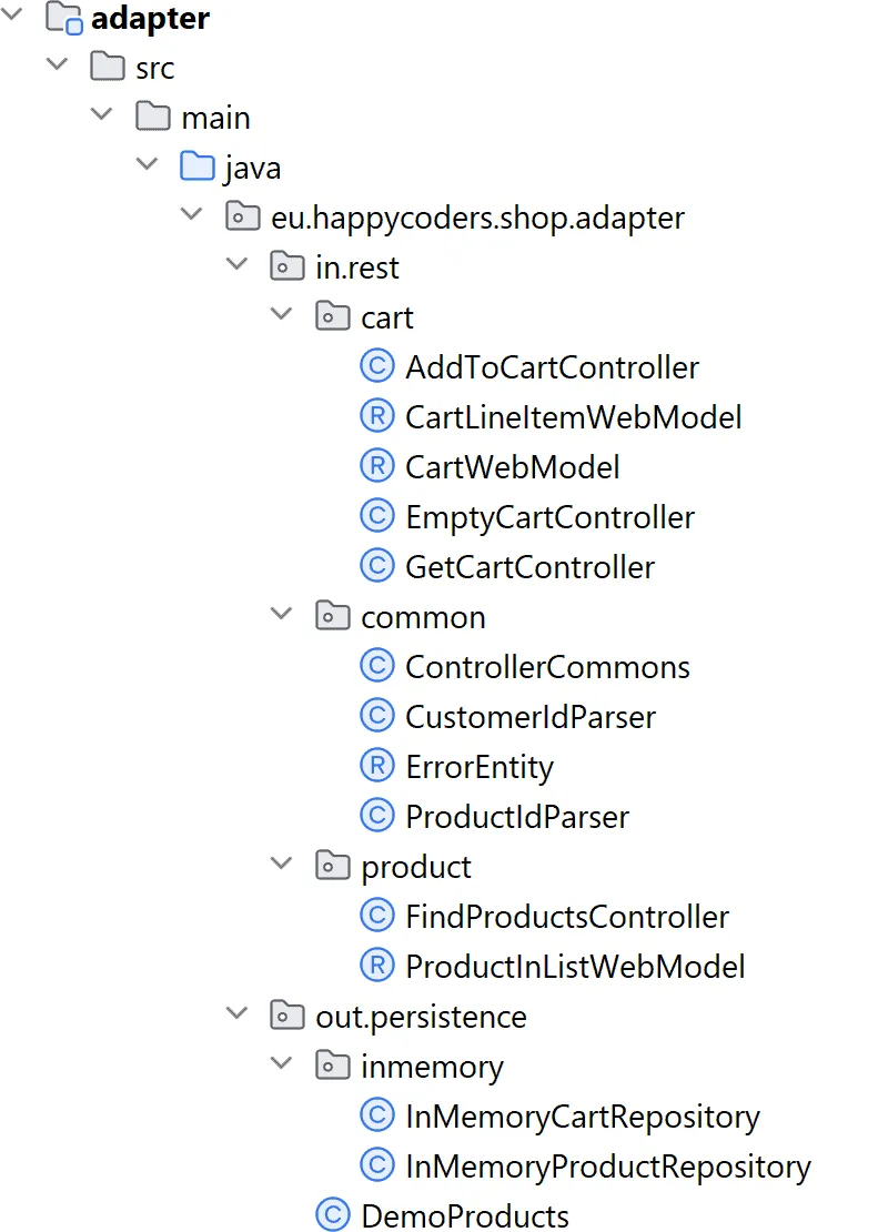Hexagonal Architecture with Java – Adapter Classes