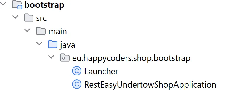 Hexagonal Architecture with Java – Bootstrap Classes